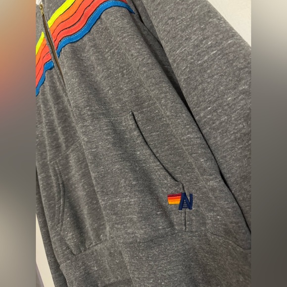 Aviator Nation neon stripe jacket medium ✨ - Picture 6 of 7